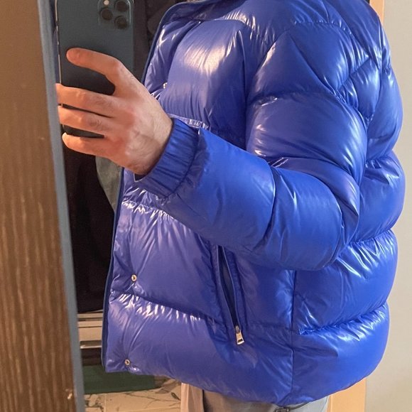 Limited Edition Red Patch Moncler Mens Puffer Jacket - Picture 2 of 6